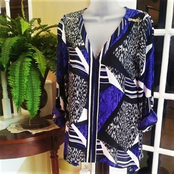 NY Collection Tops - NY Collection Tunic Top Like New XS/S